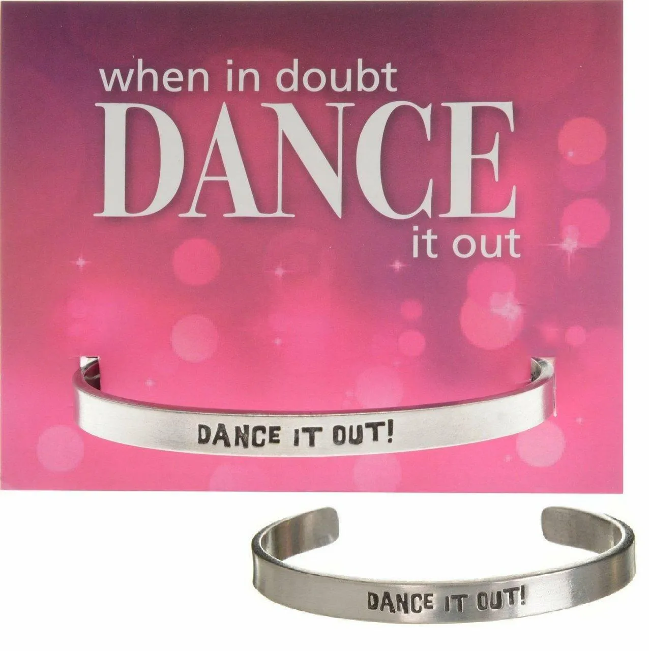 NEW! Mix & Match 2-Pieces Inspirational Cuff Bracelets Made in USA