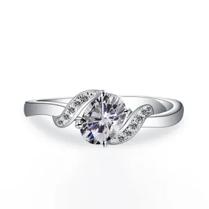 Oval Cut Intertwined Ring