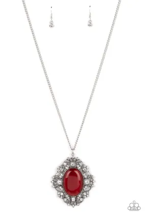 Paprazzi Dream Board Dazzle - Red Necklace