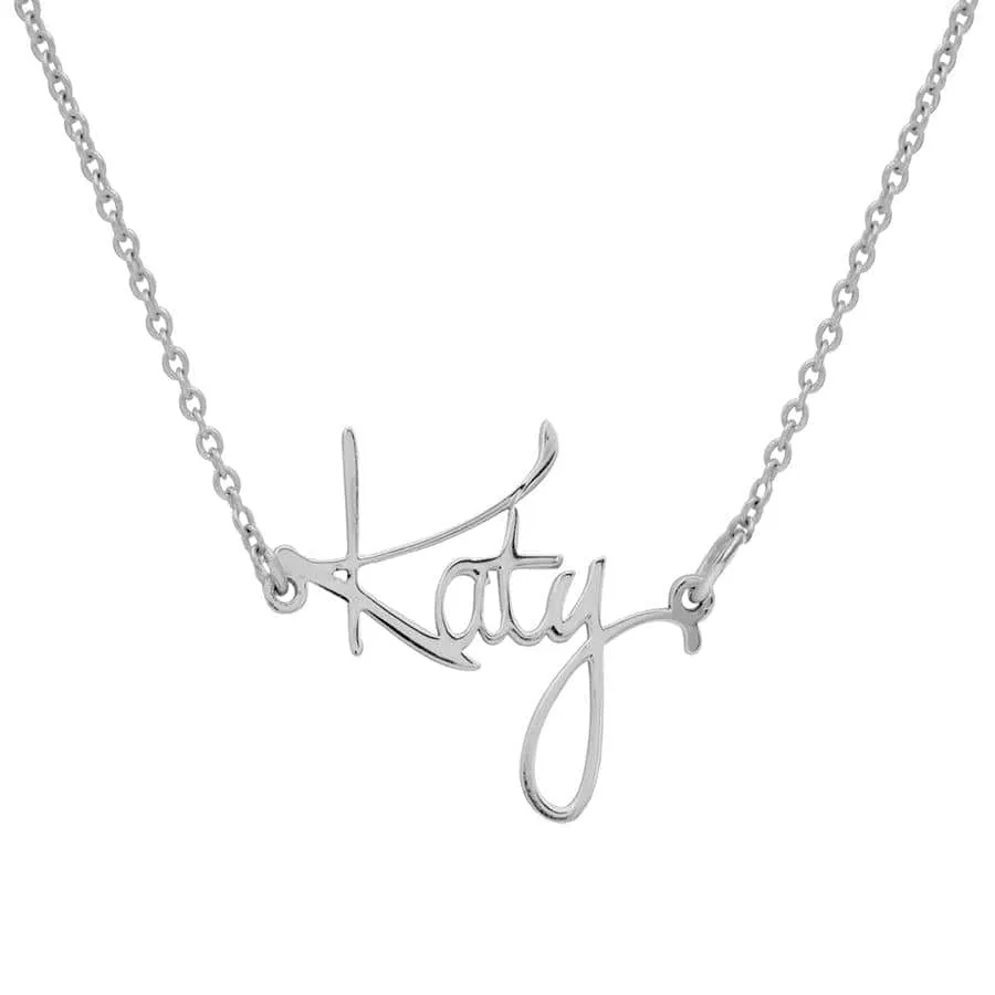 Personalized Nameplate Necklace Katy