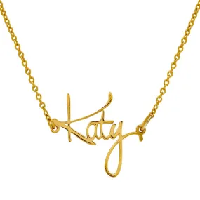 Personalized Nameplate Necklace Katy