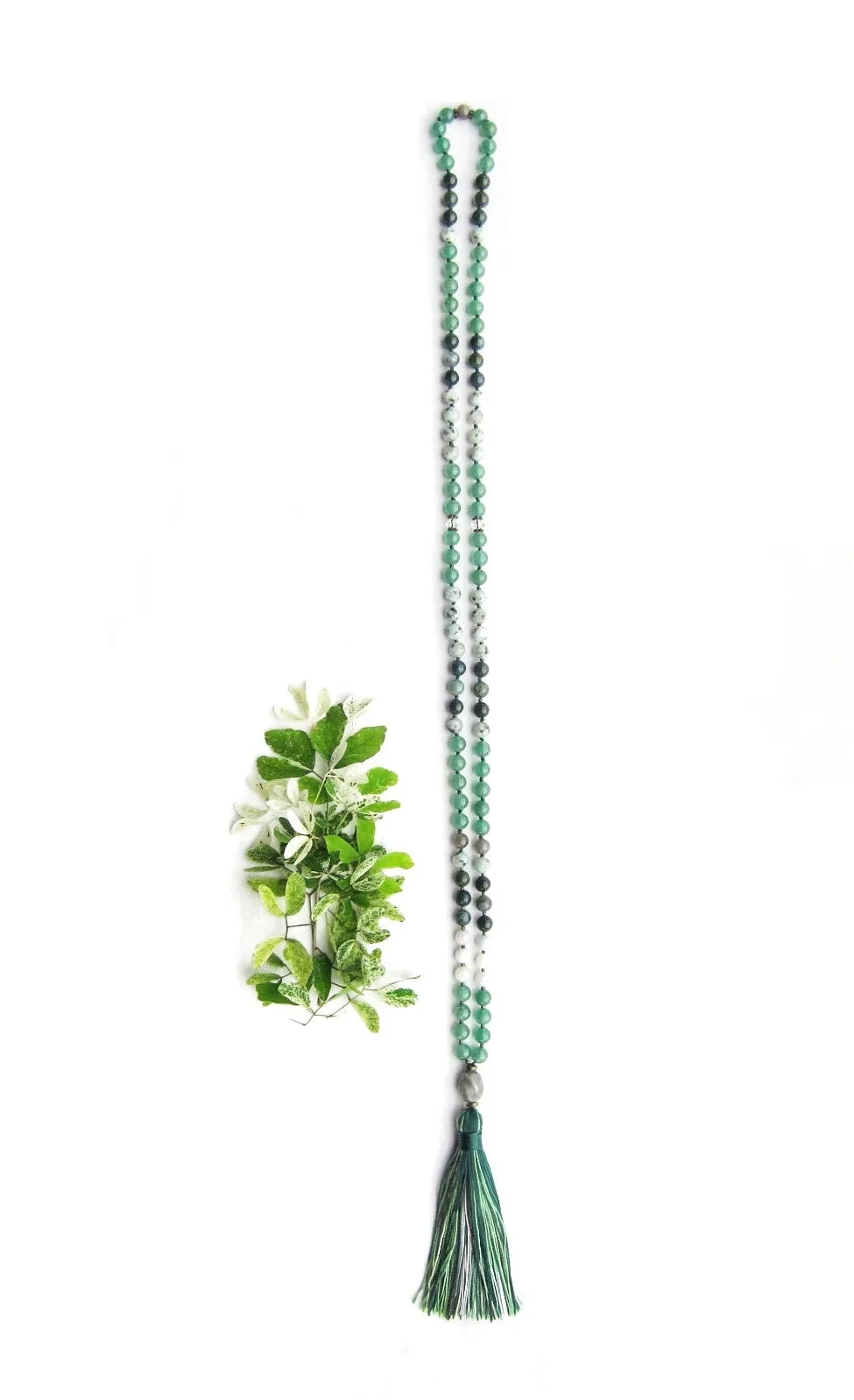 Power of the Heart Chakra Mala Necklace in 108 Bead