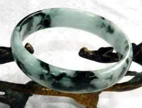 Powerful Woman Burmese Jadeite Grade A Bangle Bracelet 58.5 mm (BB2985)