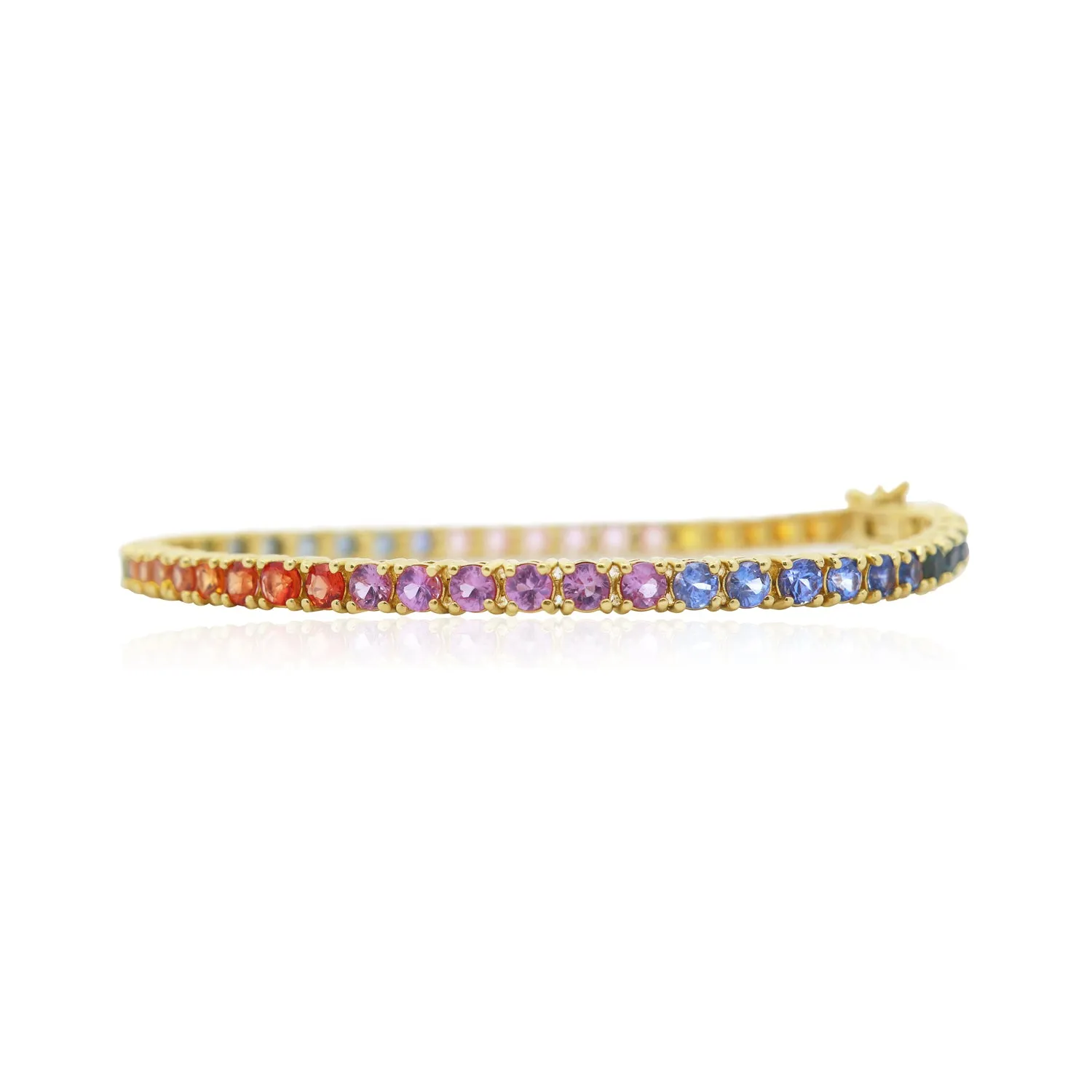 Rainbow Sapphire Bracelet