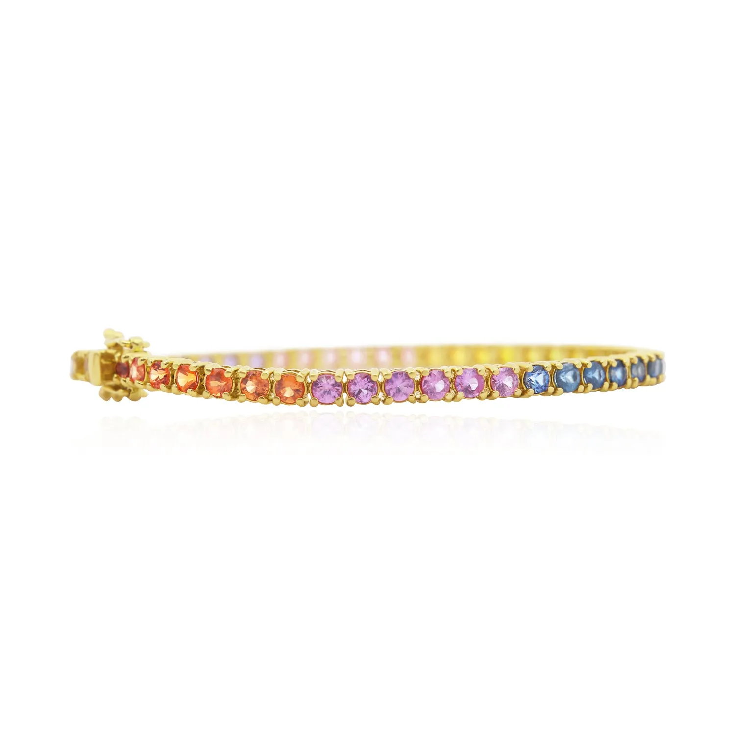 Rainbow Sapphire Bracelet