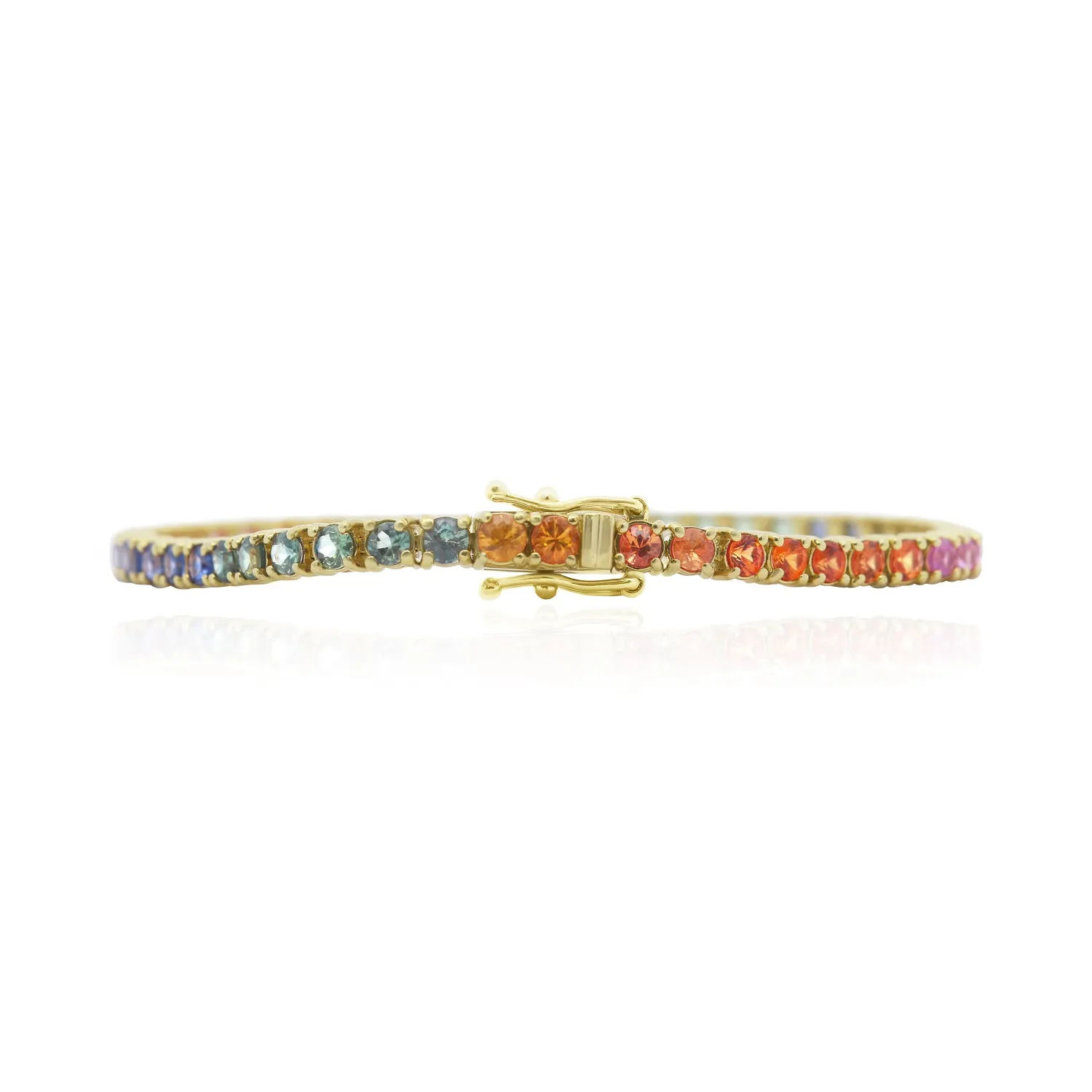 Rainbow Sapphire Bracelet