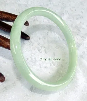 Rare Classic Round Vintage Old Mine Lao Pit Jadeite Bangle Large size 71mm (BB1061)