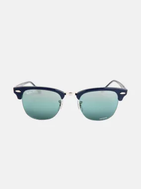 Ray-Ban Clubmaster - Blue on Silver