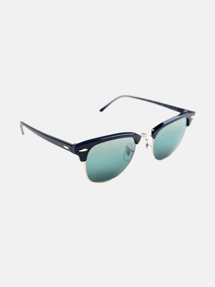 Ray-Ban Clubmaster - Blue on Silver