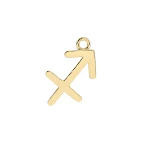 Sagittarius Zodiac Charm | 10k Yellow Gold