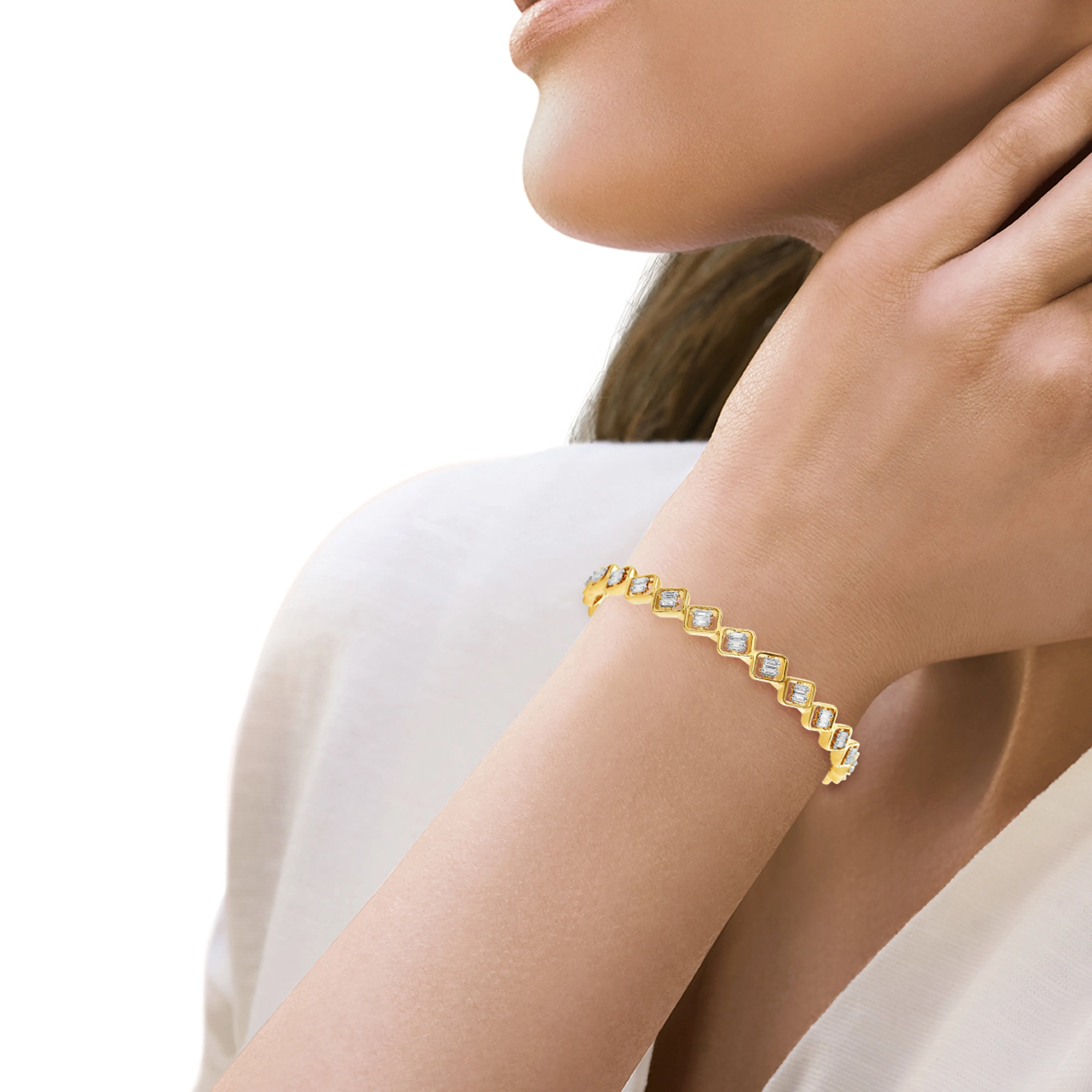 Soleil Diamond Bangle*