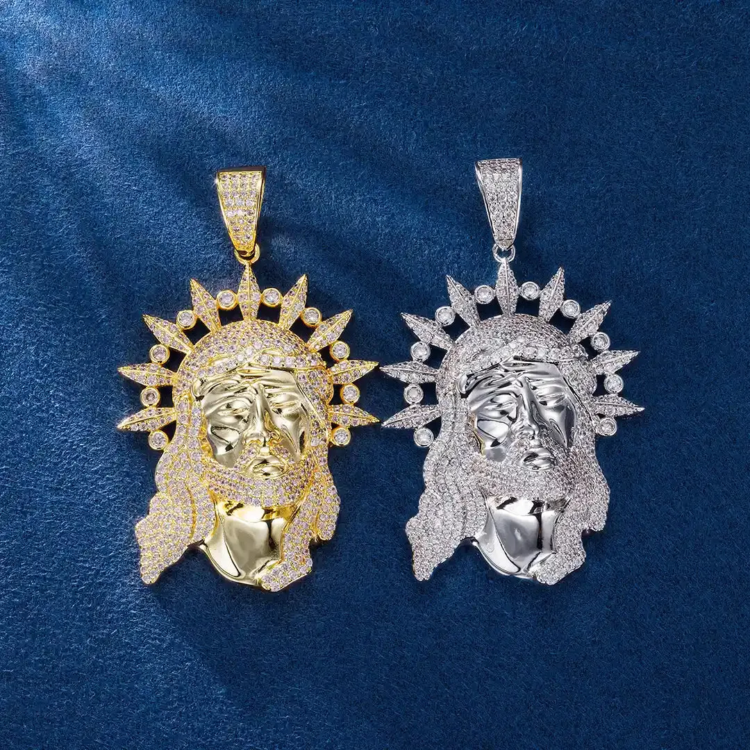 Thorns Crown Jesus Pendant