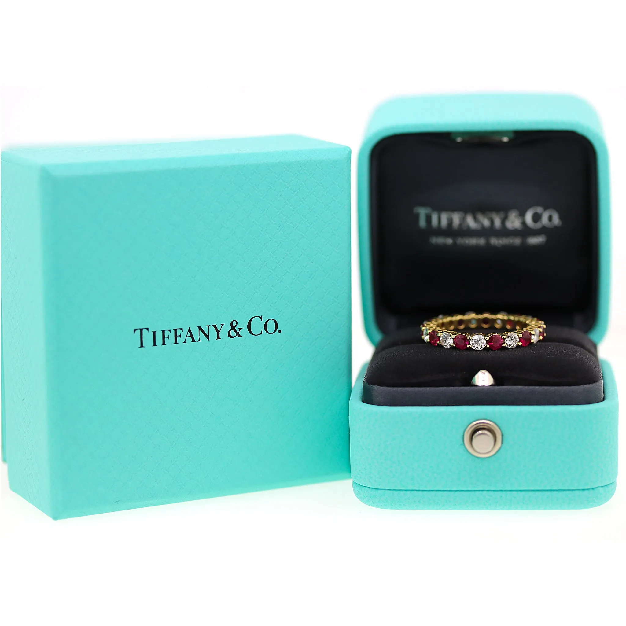 Tiffany and Co. Ruby and Diamond Forever Ring