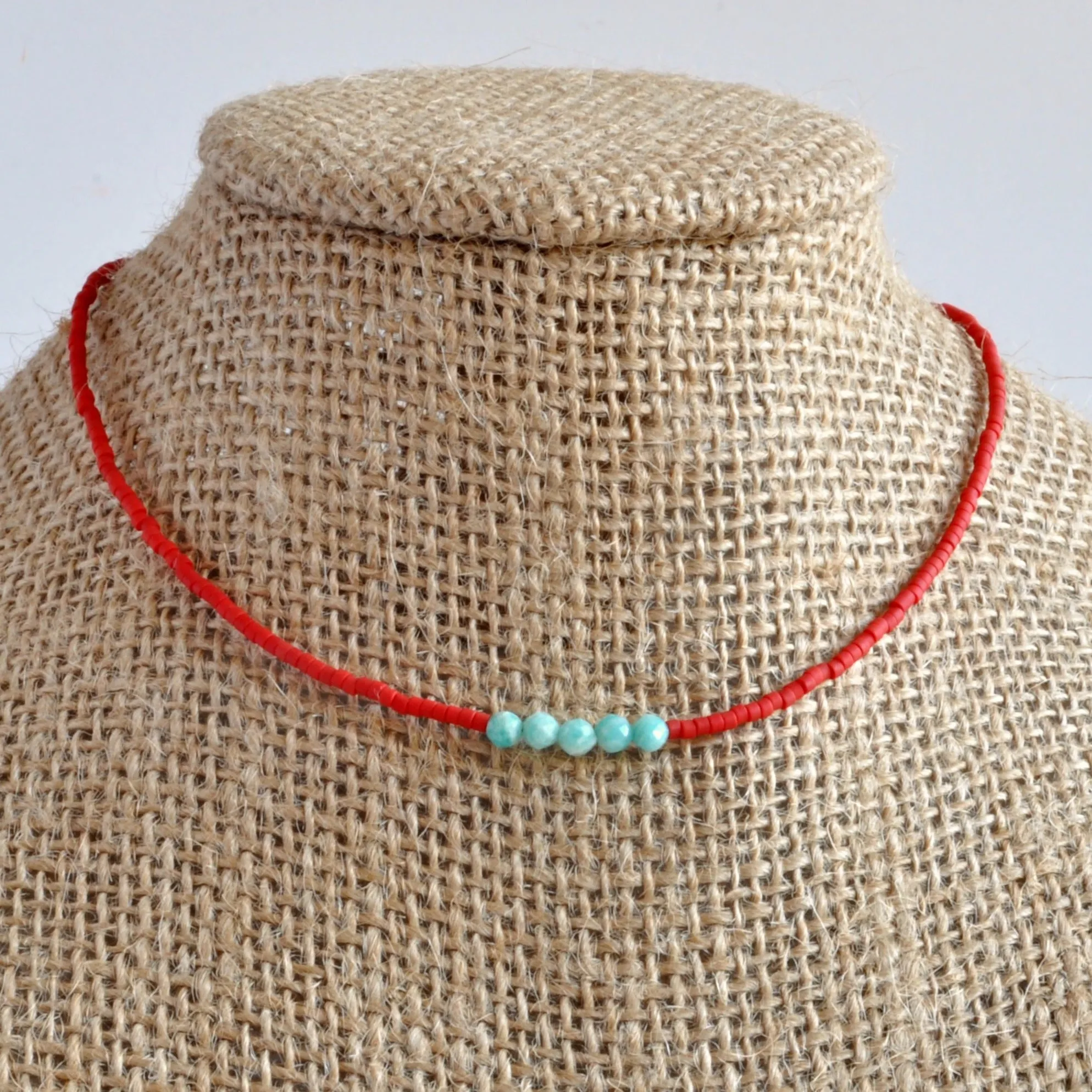 Tiny Seed Bead Necklaces