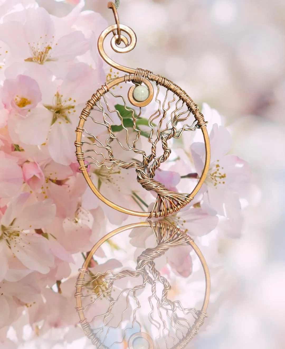 Tree of Life With Moonstone Pendant