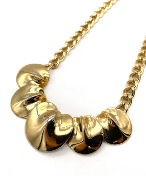 【USA輸入】ヴィンテージ アブストラクト ゴールド ネックレス/VINTAGE Abstract Gold Necklace