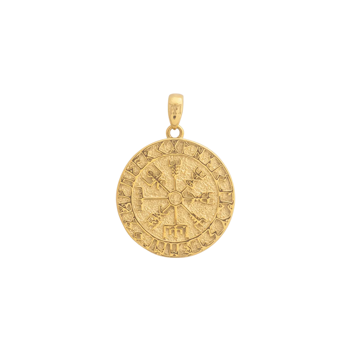 Vegvisir Pendant - Gold